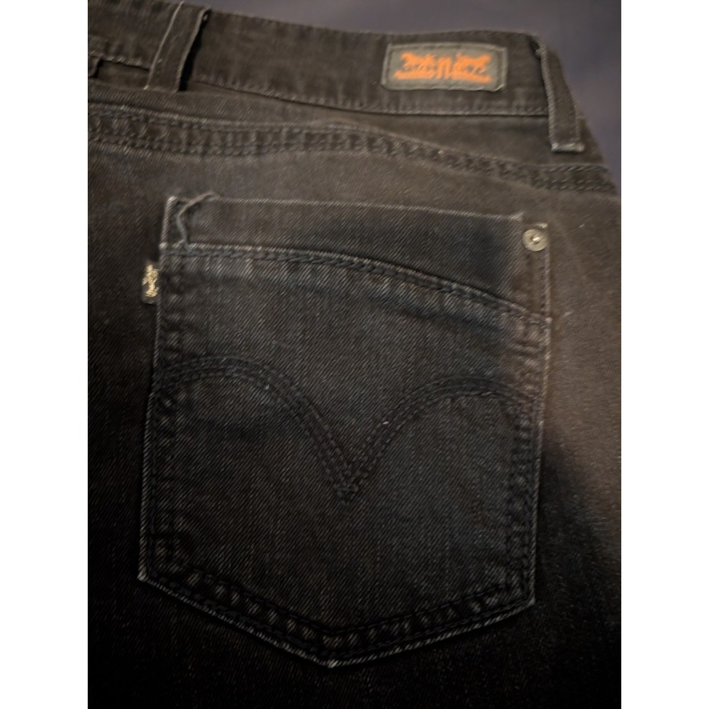 Levis Women 529 Curvy Skinny Leg Jeans Black Tab Dark Wash Mid Rise Slim Fit 29 - Picture 7 of 10